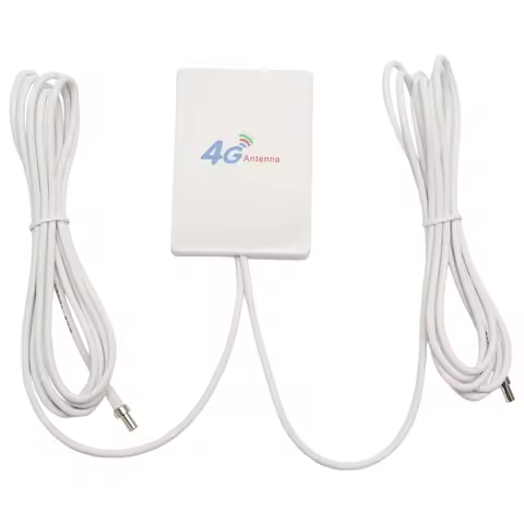 Superior-4G LTE Antenna 3G 4G Panel Antenna With SMA TS9 CRC9 Connector 2M Cable For E8372 E3372 B31