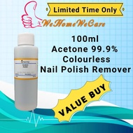 (Super Value Buy) 100ml Nail Polish Remover - Acetone 99.9%