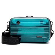 AYTON COCINA Mini Suitcase Crossbody Handbag for Unisex,Small Cell Phone Purse Hard Shell with Adjus