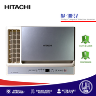 Hitachi 1.0hp Inverter Window Type Aircon RA-10HSV (Compact Size)