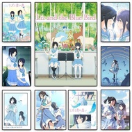 Sound Euphonium Liz and The Blue Bird Poster  Hot Japanese Pop Anime Canvas Painting Wall Art for Li