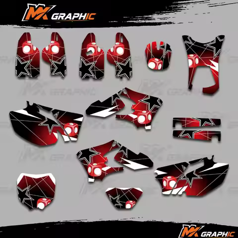 For Yamaha WR250F WR450F WR 250F 450F 2003 2004 2005 2006 Graphics Decals Stickers Racing Cross