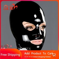 Latex Hood Unisex Latex Fetish Mask Sm Mask With Shaped Eyes Nose And Mouth Rubber Hoods Deadpool Ma