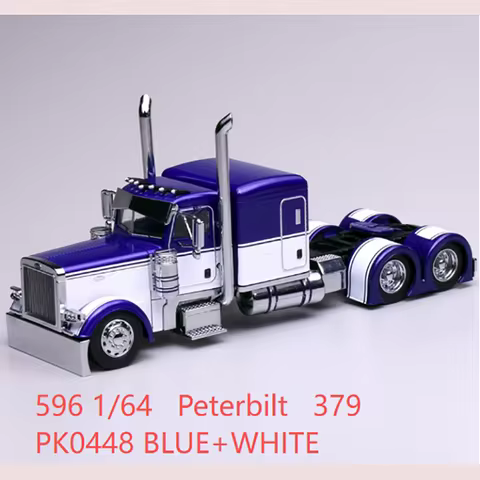 596 1/64 scale alloy car model, Peterbilt truck 379