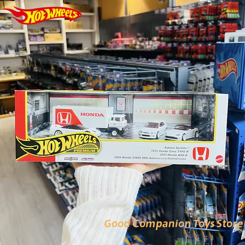 In Stock Original Hot Wheels 2025 GMH39 Car Culture Honda Garage Honda Civic Honda S2000 NSX Diecast