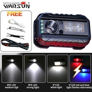 WARSUN TD01 5 Modes Adjustable Rechargeable Waterproof LED Headlamp