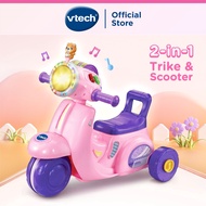 VTech 2-IN-1 Ride & Balance Scooter (Pink) Ride On Scooter Toys Kids 1-3 Years ของเล่นสกู๊ตเตอร์ รถข