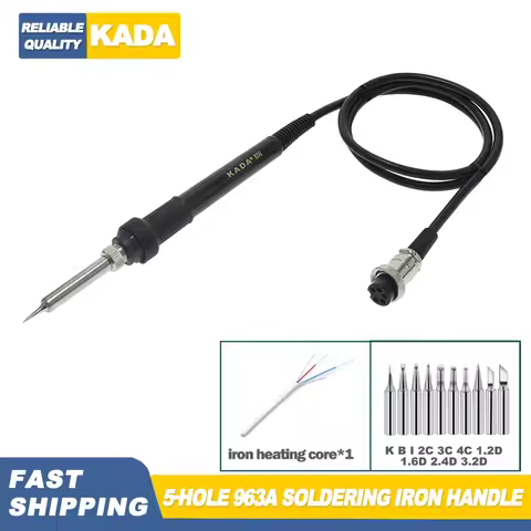KADA 936A Soldering Iron Handle 50W Universal 936 936D 852D Soldering Stations Electric Irons 5 Hole