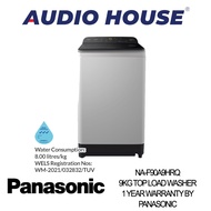 PANASONIC NA-F90A9HRQ  9KG TOP LOAD WASHER  WATER EFFICIENCY LABEL: 3 TICKS***2 YEARS WARRANTY BY PA