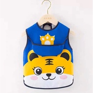 Twinning Baby - CHILDREN'S APRON / BABY BIP WATERPROOF TIGER RABBIT MOTIF