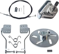 New 56" Brake Cable Mechanical Disc Brake Caliper and Bracket Brake Throttle Pedals kit fit for Pred