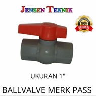 Ballvalve 1" pass Brand