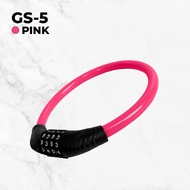 Anti-Theft Bicycle Lock Number Code Cable Coil Lock Stainless Steel Bicycle Padlock GS-6