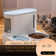 🎈NEW🎈 Automatic Pet Feeder Wet Dry Separation 3L Cat Food Bowl 850ML Water Bottle Large Capacity Dog Cat Food Dispenser