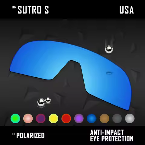 OOWLIT Polarized Replacement Lenses for-Oakley Sutro S OO9462 Sunglasses - Multi Colors