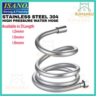 RMK ISANO High Pressure Shower Hose Flexible Spray Hose 1.2M 1.5M 1.8M Faucet Shower Sink Water Tap 
