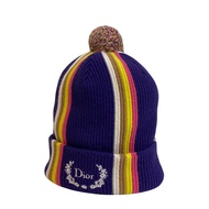 【二手】Christian Dior 克里斯汀·迪奧針織帽，針織帽，logo，其他帽子，紫色