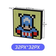 CFGYU LED Smart Matrix Pixel DisplayDIY RGB ควบคุมแอพพ์บลูทูธหน้าจอแบบตั้งโปรแกรมได้Pixel Art NightL