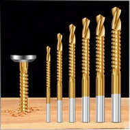 Toothed drill bit, rhombus drill bit, twist drill bit, woodworking drill bit, hole drilling