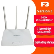 (Used)F3 WIFI 300Mbps Wireless Router (White) (Contains Adaptor)