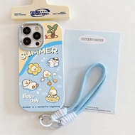 Samsung Case+bracelet Case Silicone Star Casing Samsung A07 A06 a25 5G A55 A56 5G A36 A15 S24 ULTRA 