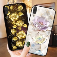 Huawei y7 pro 2019 case with floral print, luxury women's case