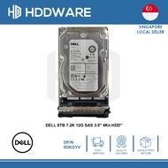 DELL 8TB 7.2K 12G SAS 3.5"" 4Kn HDD" // 0DKGYV // DKGYV // 2FG212-150 // ST8000NM0195
