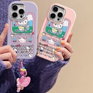 Cute Scooter KT Cat Case For OPPO A37 A3X A3 A40 A60 A54 A57 A57E A57S A77 A59A7 A5S A12 A12S A78A58