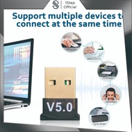 1STEP Bluetooth Receiver PC Bluetooth USB Dongle 5.0/ Bluetooth Dongle PC/ Bluetooth PC, Code AK005 