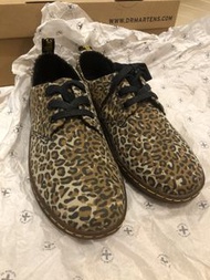 Dr. Martens Aldgate Leopard Lace Up Canvas Shoes