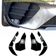 Front Bumper Canards Spoiler Lip Side Splitters for Mercedes GLB X247 Class GLB200 GLB220 GLB250 GLB