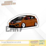Stiker Sticker Vinyl Laminasi Glosy HONDA JAZZ GK5 Vol 6