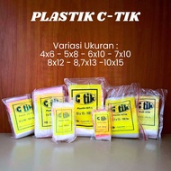 C-Tik Ziplock Plastic Clips 4x6, 5x8, 7x10, 8x13, 8.7x13, 10x15, 11x17