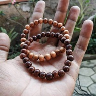 Package 2pcs Galih Asem Wood Bracelets & Super Quality Stigi Wood 7-8mm Original Not Gaharu Root Bah