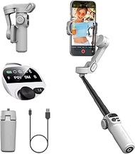 AOCHUAN Smart X2 Gimbal Stabilizer for iPhone, Built-in 20cm Extension Rod, 3-axis Handheld Smartpho