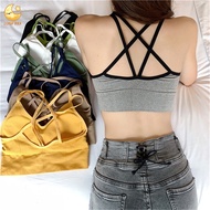 LunaBra Sportbra Sports Bra Long Body Plays With Straps Shows Proportions Very Soft Fabric Good Qual