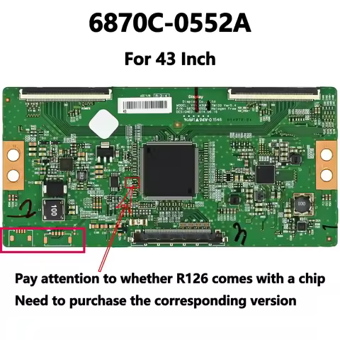 T-Con Logic Board 6870C-0552A for Samsung Hisense/LG/Westinghouse/Philips/Vizio 43 Inch TV Parts