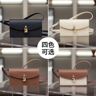 6GTC 2025 New Style Genuine Leather Lock Small Square Bag Shoulder Crossbody Portable Casual Envelop