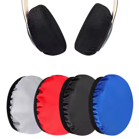 Headphone Cover Elastic Washable Earcup Protector Headphone Dustproof Cover for On-Ear Headphone for