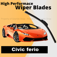 Wiper Civic ferio  Wiper Depan Honda Civic ferio Karet Wifer Blade Kaca Mobil Frameless Pisang Sepas
