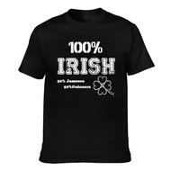 100% Irish 50% Jameson Guinness Irish Hot Sell Diy Customized Men'S Casual Tee