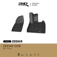 3D Mats พรมปูพื้นรถยนต์ ZEEKR 009 2024-Present (เฉพาะคู่หน้า) พรมกันลื่น พรมกันนํ้า พรมรถยนต์