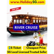 Singapore River Cruise 40-Min Boat Ride Ticket |   E Ticket | Instant Delivery | QR Ticket | Scan an