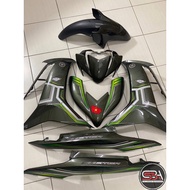 COVERSET BODYSET LC135 LC V8 DNLGM ARMY GREEN FUEL INJECTION FI YAMAHA SIAP TANAM DOCTOR 009 VIETNAM EDITION