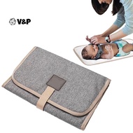 V&P Portable Diaper Changing Pad,Water-Proof Foldable Baby Changing Mat, Travel Diaper Change Mat Fo