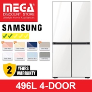 SAMSUNG RF60A91R1AP/SS 496L BESPOKE 4-DOOR FRIDGE (2 TICKS) / FREE GIFT REDEEM FROM SAMSUNG