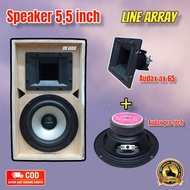 Speaker Audax 55 inch Pro tech + Box Speaker Line Array 55 inch miniatur