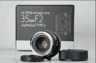 Voigtlander Ultron Vintage Line 35mm F2 Aspherical TypeII VM