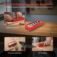 shandaizhi666ae Multifunctional Hole Puncher 2-12/3-13 Drilling Guide Locator Labor Saving Woodworki