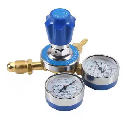 Aug. Oxygen Gas Bottle Regulators O2 Reducing Pressure Inhaler Double Gauge Regulator Oxygen Tank Re